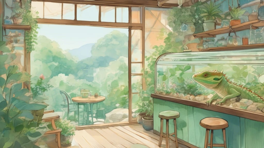 フレカ 三宮店 - Reptile Cafe Cafe in Kobe, Japan