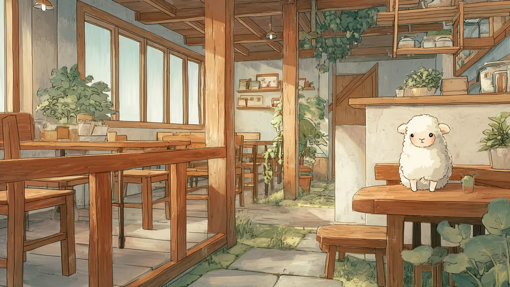 Ōzasa Farm - Sheep Cafe Cafe in Nikko, Japan